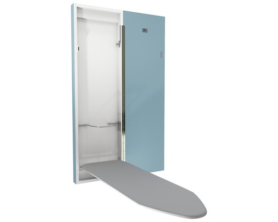 Deluxe Wall Mounted Folding Ironing Board Blue Painted - Wall Mounted Ironing Boards Deluxe Wall Mounted Folding Ironing Board Blue Painted - Wall Mounted Ironing Boards