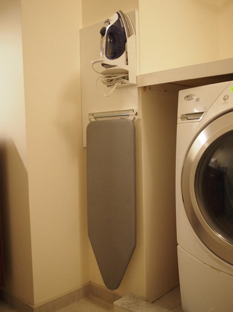 Ironing Board Compact Wall Mounted Folding Value Model Etsy