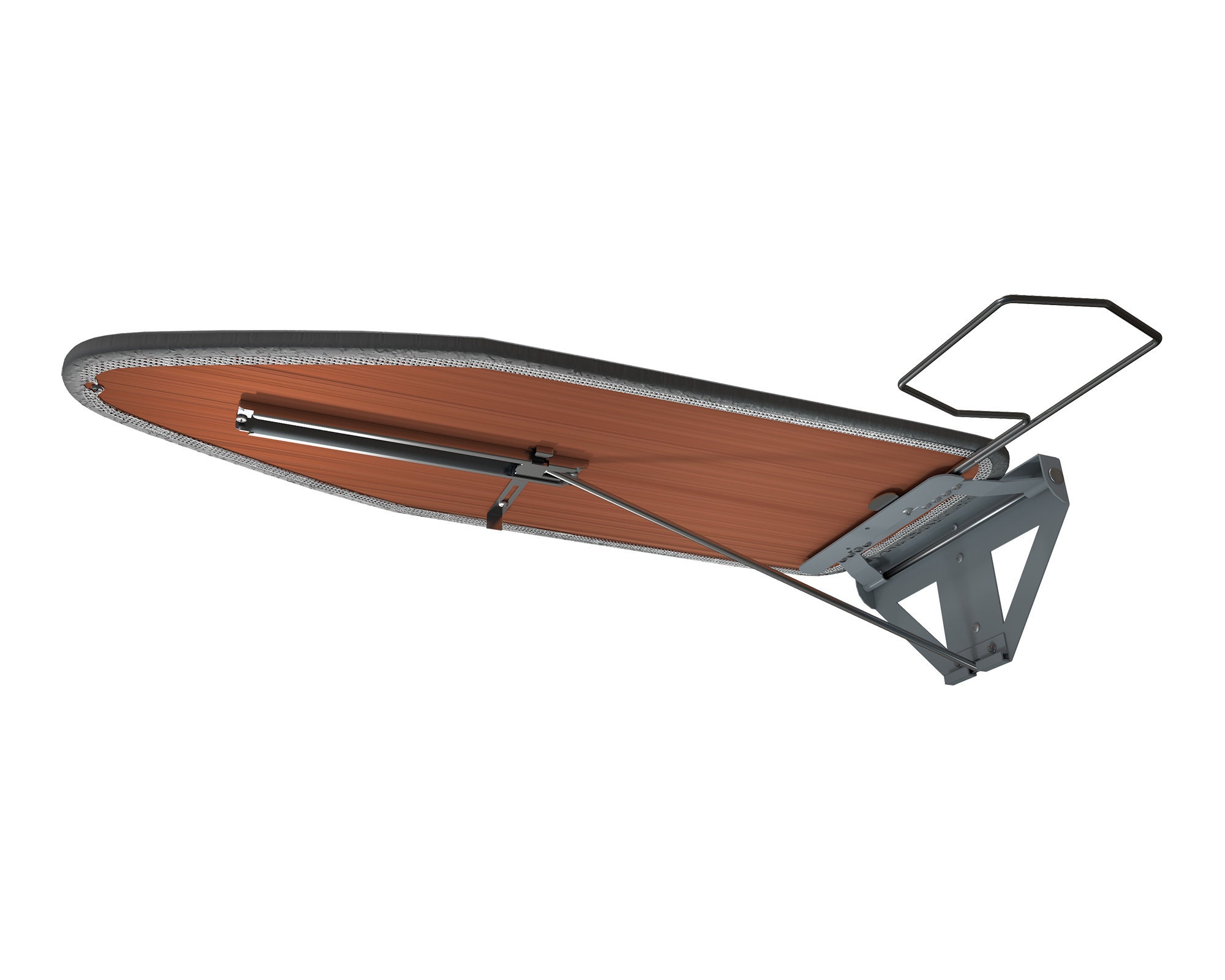 Compact Wall Mounted Ironing Board Light Grey Wall Fixing Etsy