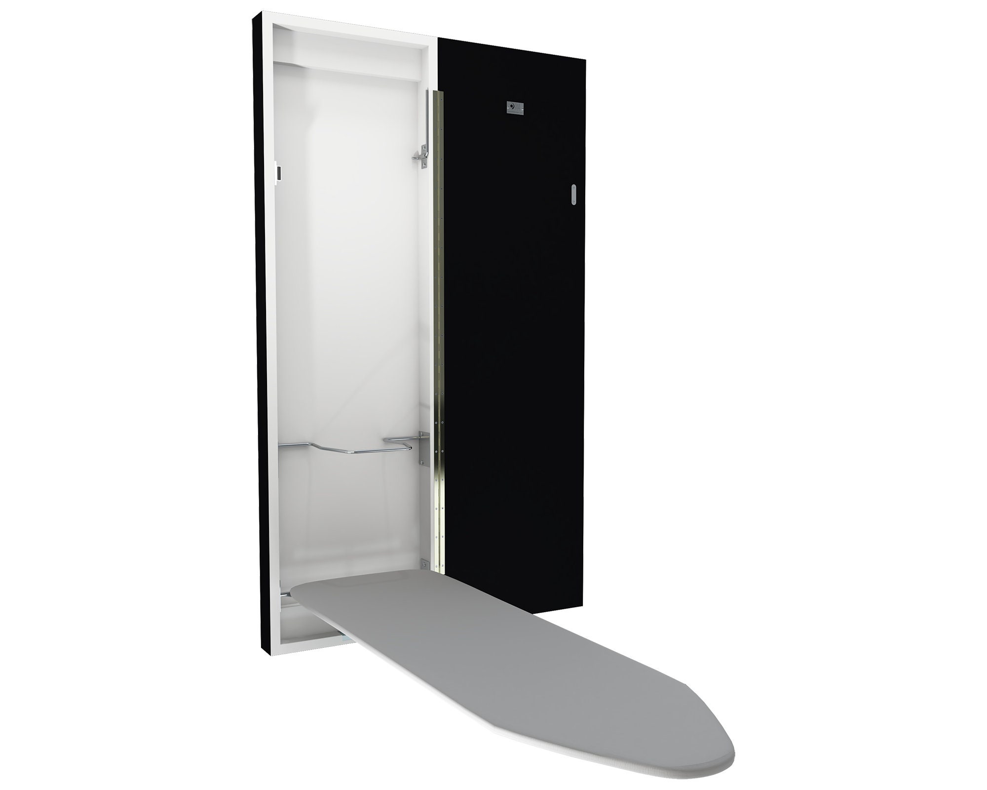 Deluxe Wall Mounted Folding Ironing Board Black Painted Etsy Australia