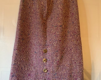 Tweed skirt, vintage pencil skirt, pencil skirt, 60s vintage skirt,