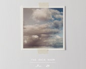 N ° 24 - nuages. Carte photo.