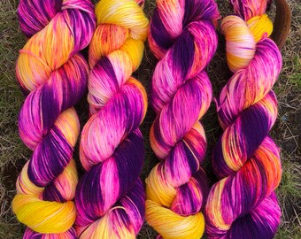 Das ist genug verrückt BFL Bluefaced Leicester Nylon SOCKENGARN
