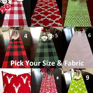 HOLIDAY TABLE Runner SIMPLYTABLERUNNERS Red Green Runners Chevron Dot Moroccan Christmas Table Runner Cloth 12 x 60 13 x 72 13 x 84 14 x 96