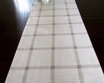 BUFFALO CHECK TABLE Runner Plaid Table Runners Wedding Showers Red Blue Tan Black Buffalo Check Plaid Christmas Wedding 48 60 72 84 96