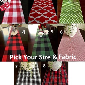 HOLIDAY TABLE Runner SIMPLYTABLERUNNERS Red Green Runners Chevron Dot Moroccan Christmas Table Runner Cloth 12 x 60 13 x 72 13 x 84 14 x 96
