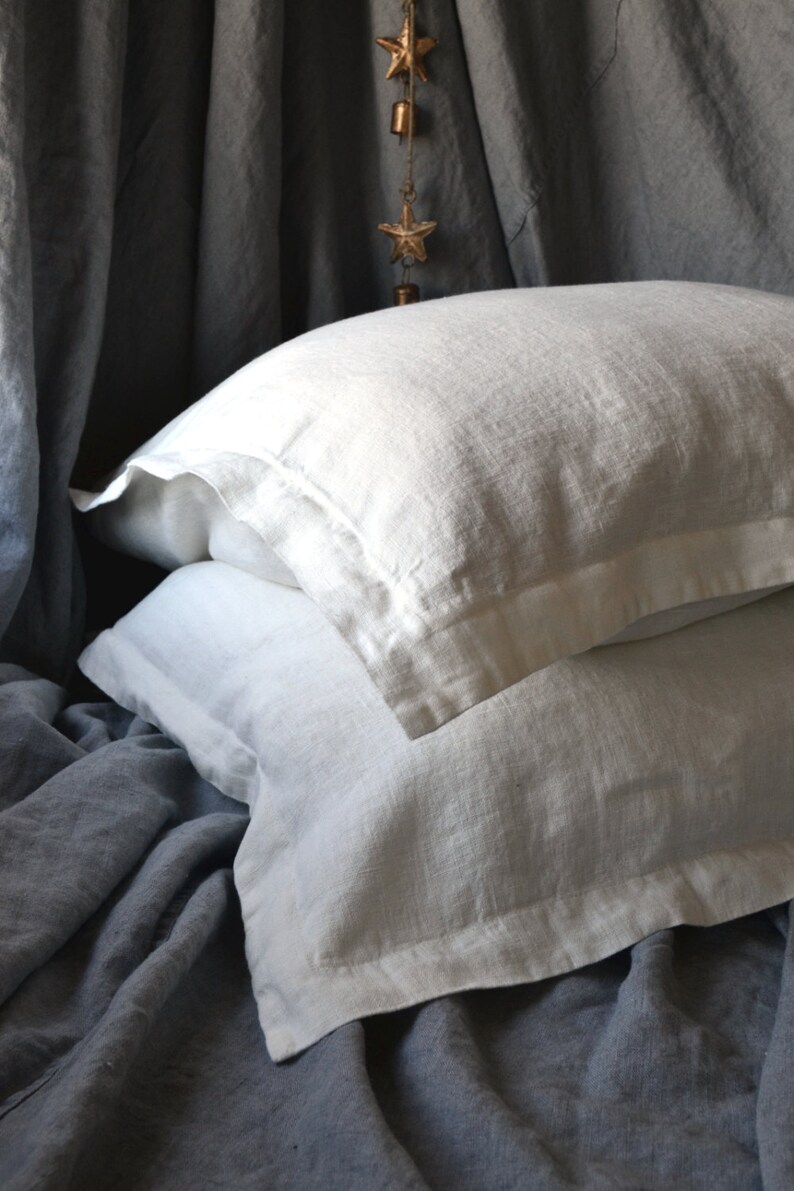 Ivory Rustic Rough Heavy Weight Pillow Sham.handmade Linen Etsy