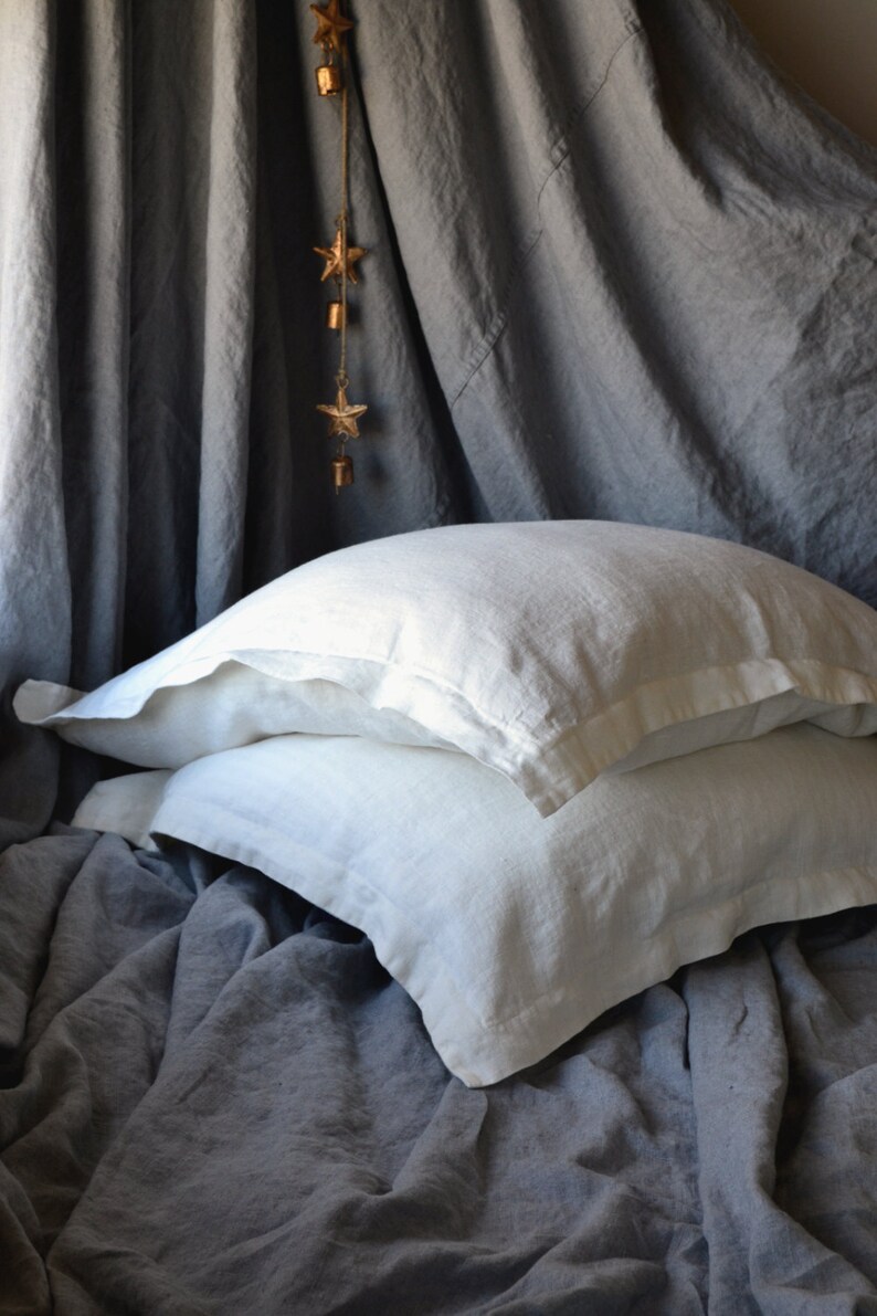 Ivory Rustic Rough Heavy Weight Pillow Sham.handmade Linen Etsy