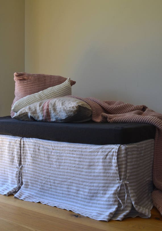 Trufa rústica de peso pesado ropa de cama natural Bed | Etsy México