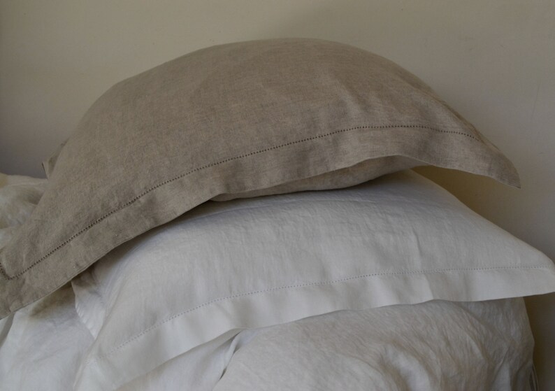 Luxurious Stonewashed Linen Pillowcase Pure Elegance With Etsy Canada