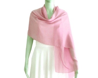mauve chiffon shawl