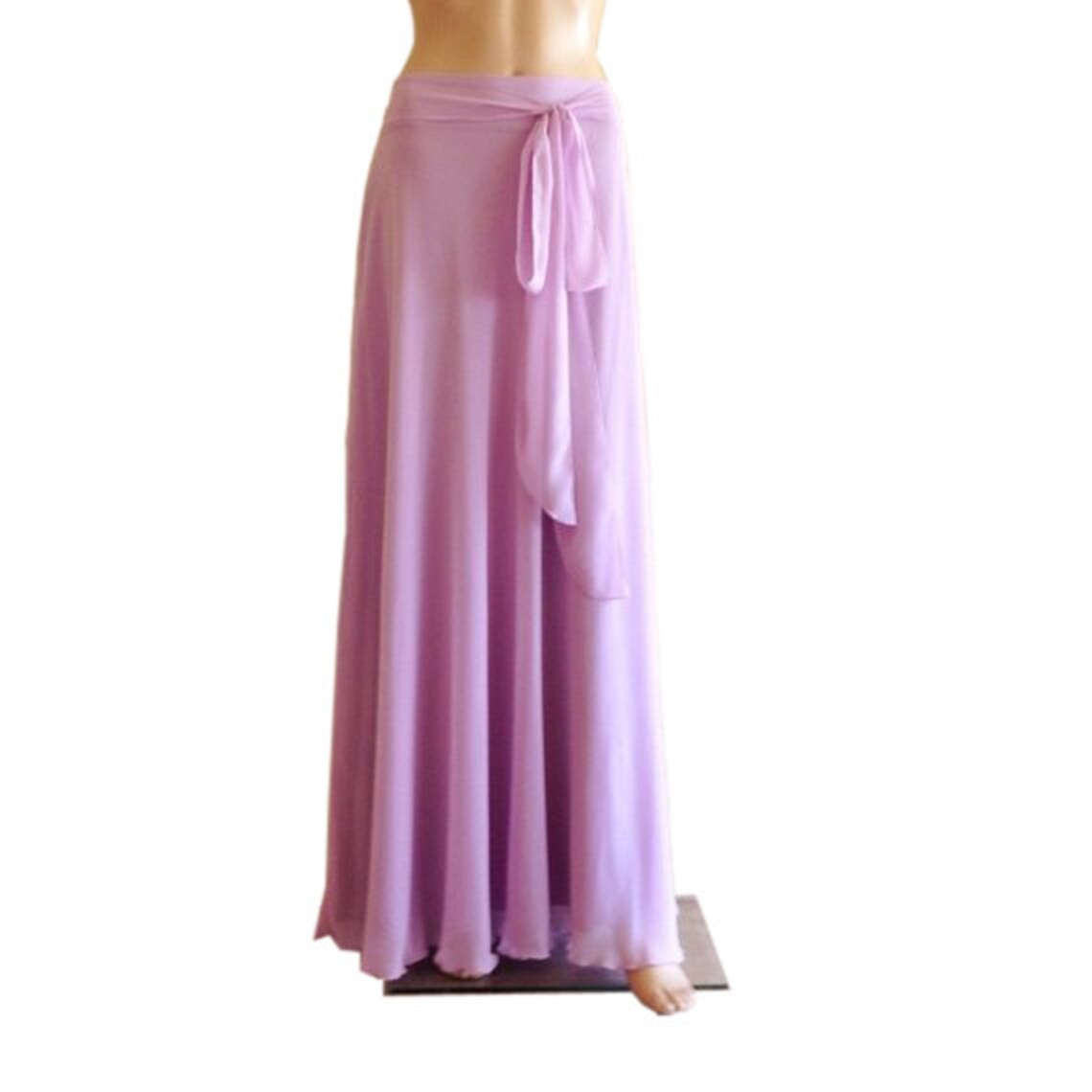 WOMEN BLACK LAVENDER SKIRT