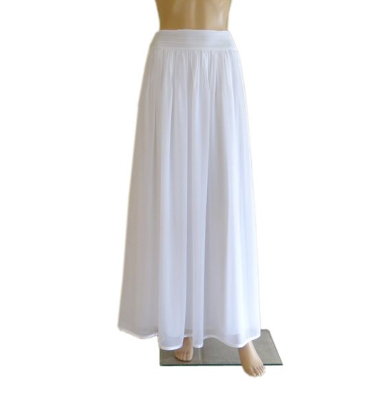 Bridesmaid Skirt. Maxi Skirt. White Skirt | Etsy