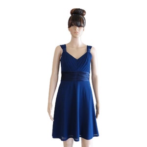 Navy Blue Bridesmaid Dress. Evening Dress