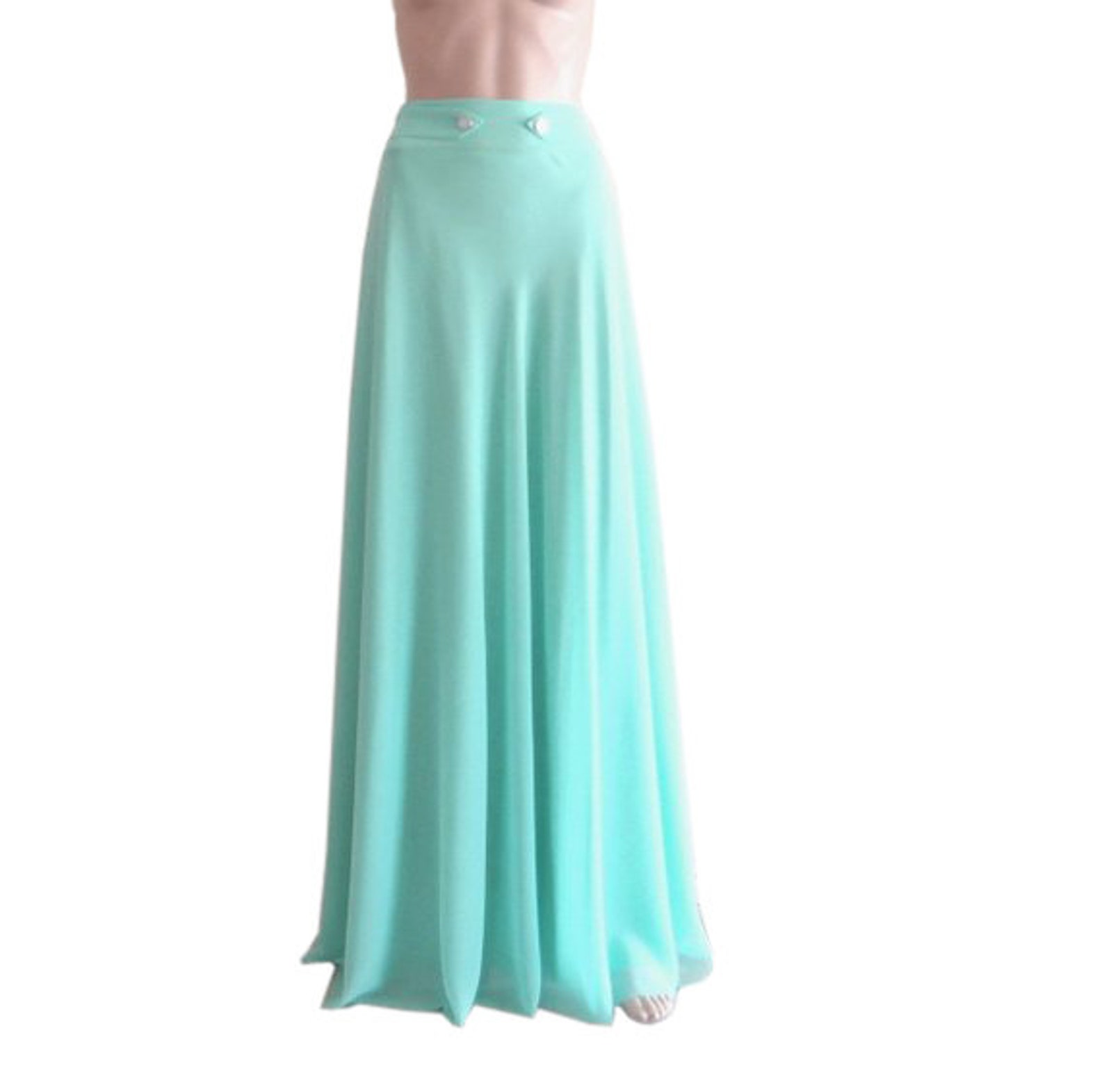 Baby Blue Maxi Skirt. Baby Blue Bridesmaid Skirt. Long Evening Etsy