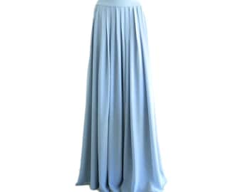 Dusty Blue Maxi Dusty Blue Bridesmaid Long Evening