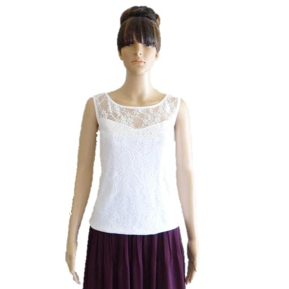 Stretch lace blouse discount