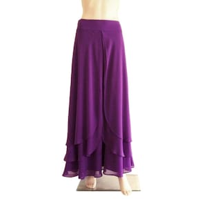 Maxi Skirt. Bridesmaid Skirt. Purple Skirt
