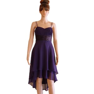 Dark Purple Bridesmaid Dress.  Evening Dress