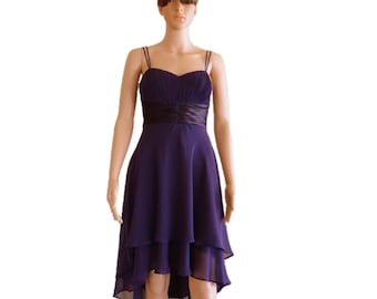 Dark Purple Bridesmaid Dress.  Evening Dress