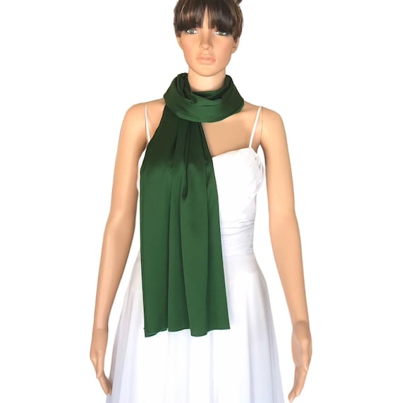 Emerald Green Silk Shawl. Soft Silk Scarf. Emerald Green Long Scarf. Etsy UK