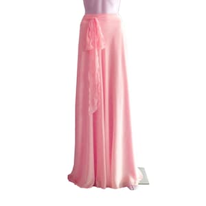 Dusty Rose Maxi Rock. Dusty Rose BrautjungfernRock. Langer Abendrock. Chiffon Bodenlänge Rock.