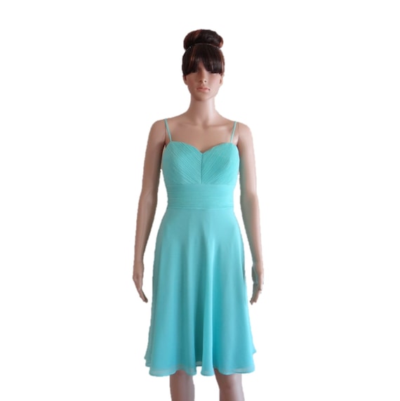 Baby blue chiffon dress 2025