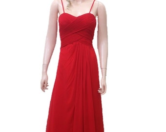Long Bridesmaid Dress. Maxi Dress. Chiffon Dress