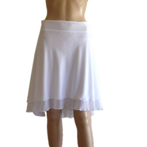 Evening Skirt. Bridesmaid Skirt. White Skirt