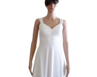 Vestido blanco. Vestido de dama de honor