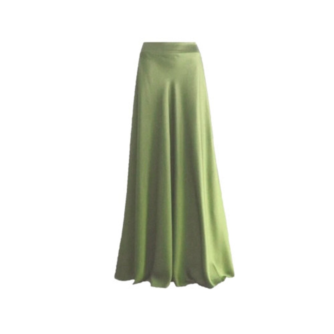 Olive Green Geometric Print Parade Crop Top Skirt Set main image 1