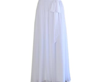 White Long Skirt Party Skirt