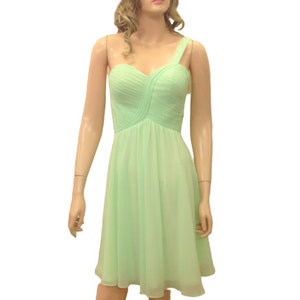 Bridesmaid Dress. Light Mint Dress.