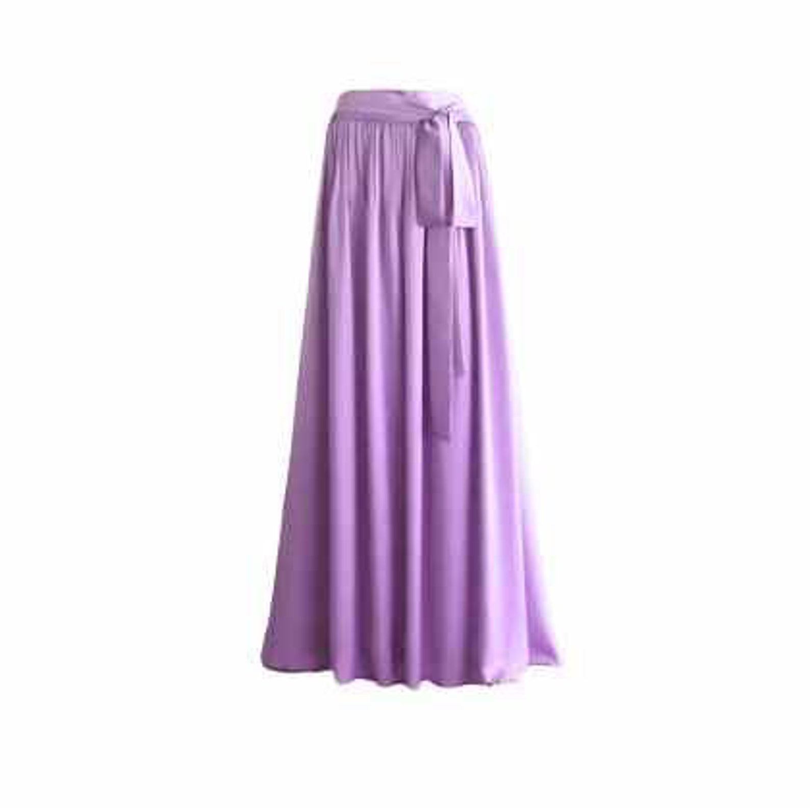 lavender jean skirt