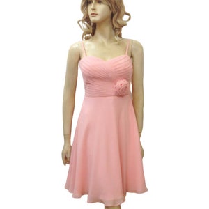 Pink Bridesmaid Dress. Pink Cocktail Dress
