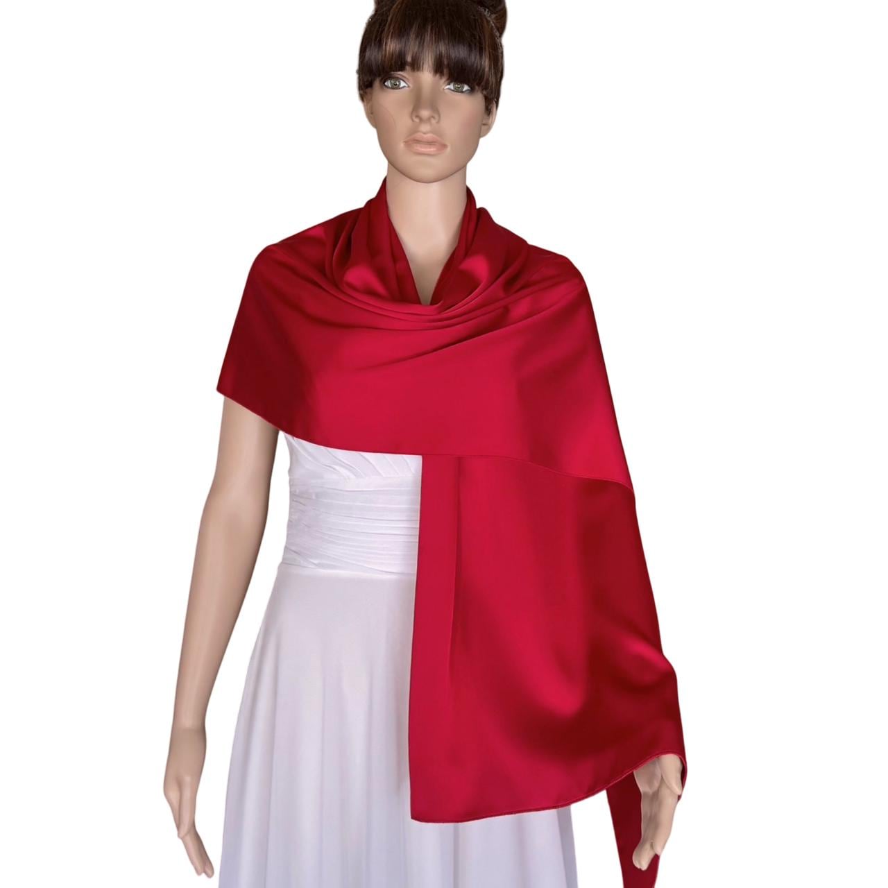 Red Evening Wrap