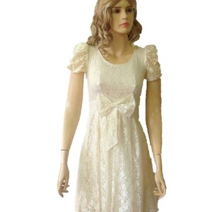 Off vestido blanco.vestido con mangas