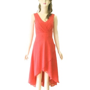 Coral Short Dress - Etsy