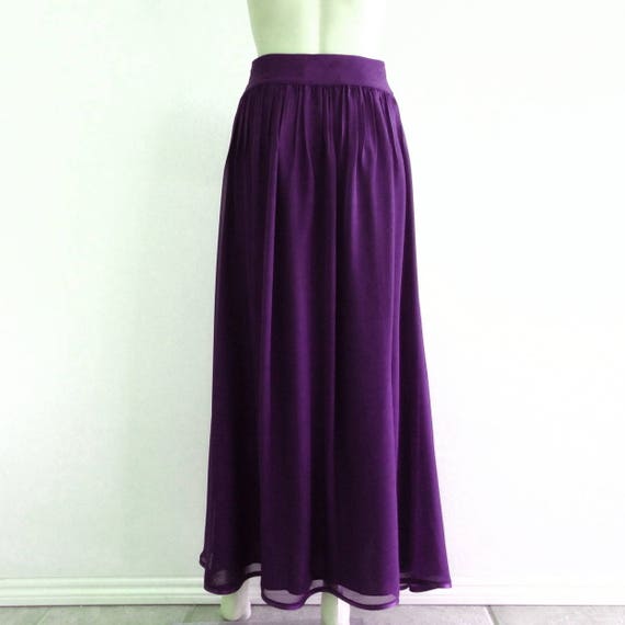 Phagun Women's Indian Clothing Dark Purple Long Casual Skirt  Maxi Summer Wear-22 - Walmart.com