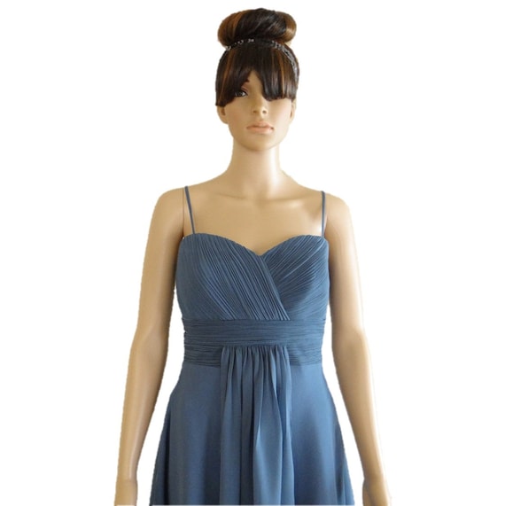 princess polly baby blue dress Bluish Grey Bridesmaid Dress