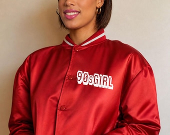 Decades Forever Satin Baseball Jackets
