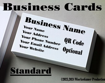 Business Cards (Standard and Original Design)