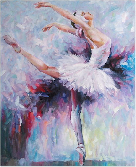 Dipinto a mano originale Ballerina Ritratto Dipinto ad olio Pitture spesse  Texture pesante Impressionista moderno Ballerino arte - Etsy Italia