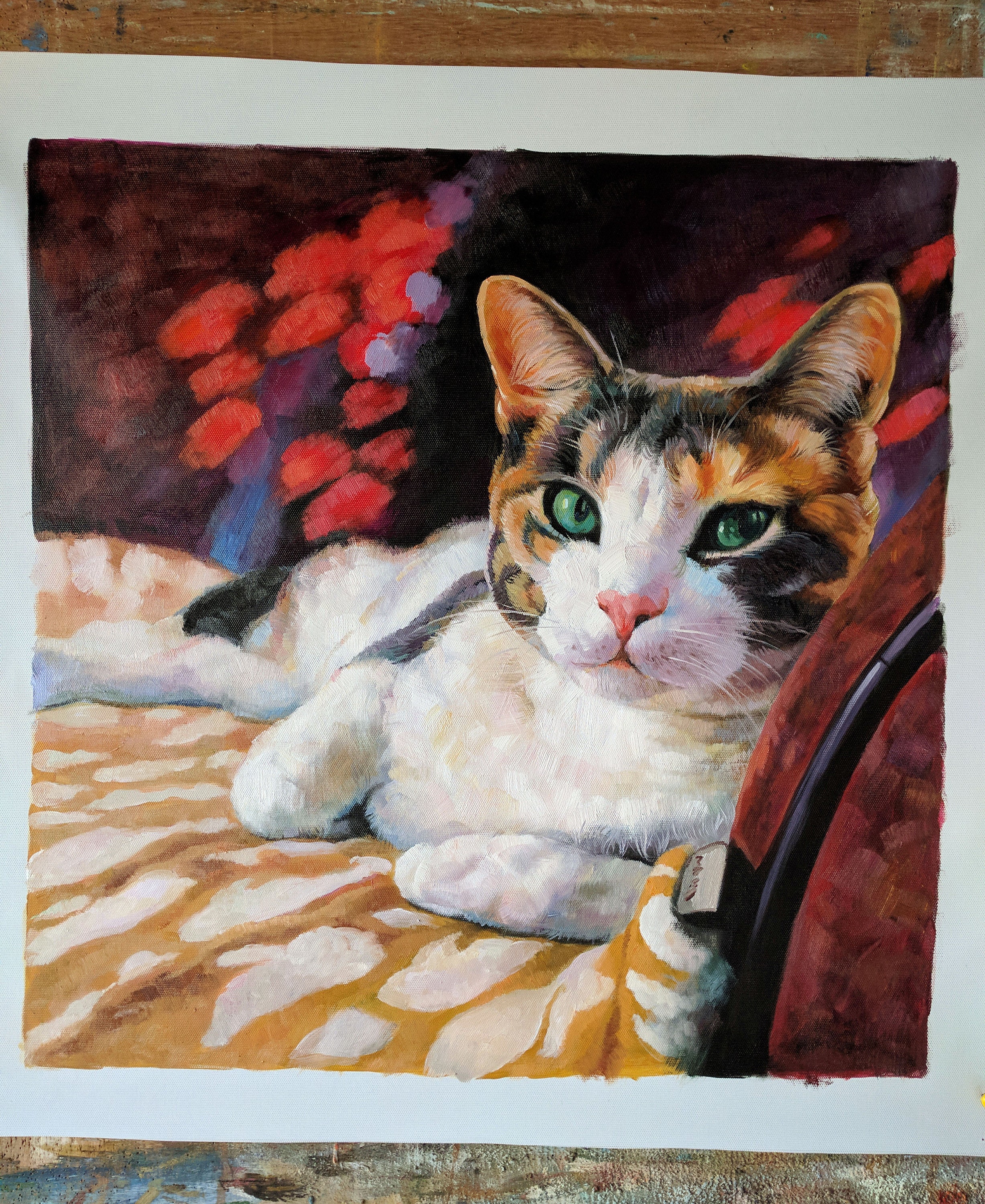 Cat 2024 oil painting