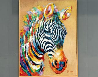 アート　絵画　(美品)手描きアート MONKEY$ （F15号） 見ざる言わざる聞かざる 現代アート 絵画