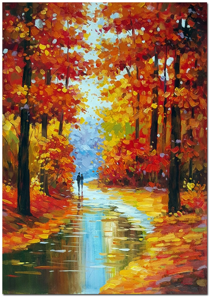 YEESAM ART Dipinto A Olio Fai Da Te Con Numeri - Kit Faro Montagna - 40x50 Cm Con Tela E Pennelli - 2