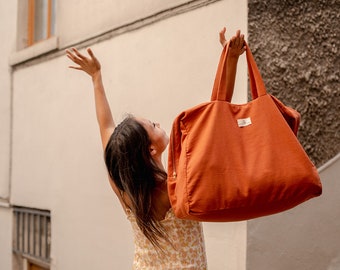 Borsa weekend terracotta