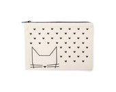 Cat pouch - organic cotton