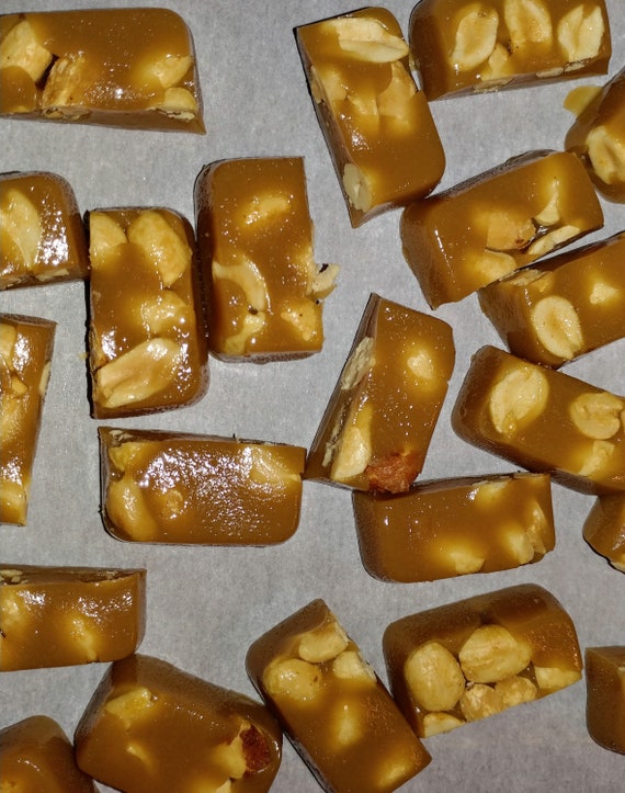CARAMELS Homemade Candy w/ Dry Roasted Peanuts!!!