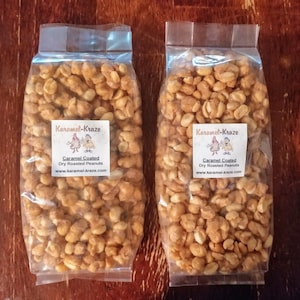 CARAMEL Coated Dry Roasted Peanuts!!! (2 lbs)
